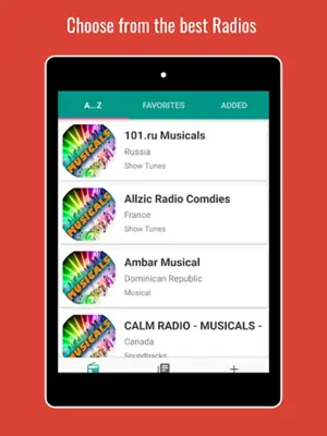 Broadway Musicals Radio android App screenshot 2