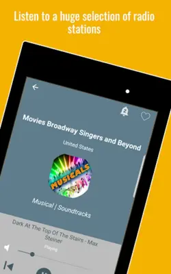 Broadway Musicals Radio android App screenshot 4